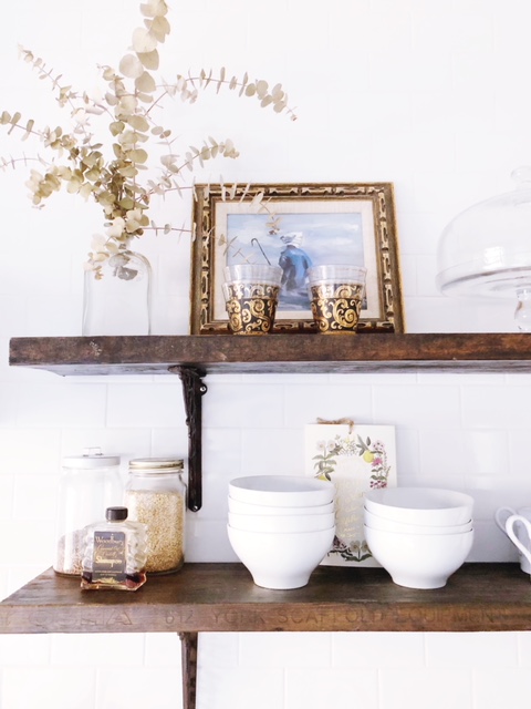 TGA_Farmhouse Kitchen Styled Open Shelving